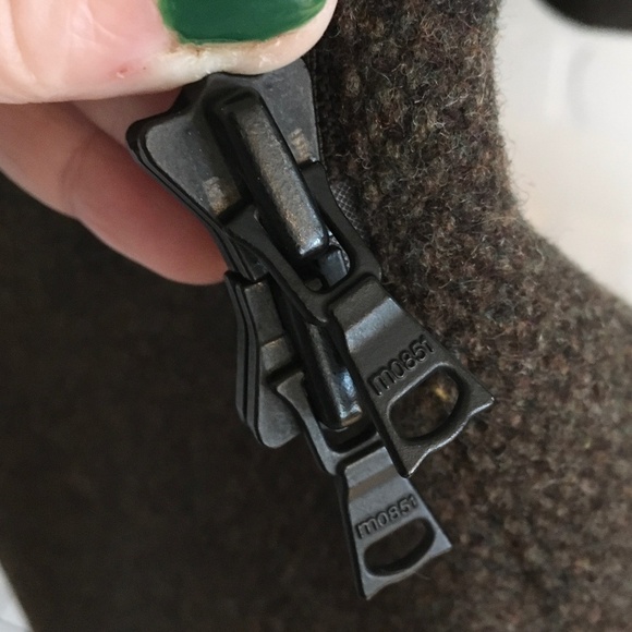 Revolve X m0851 Women Coat 100% Wool Brown Hazelnut Tweed Made in Canada Sz XXXS - Picture 7 of 11